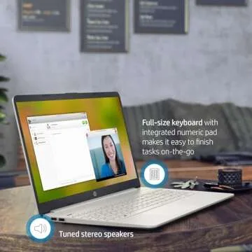 HP 15.6"" FHD Screen Laptop,Intel Core i5-1135G7 Processor, 16GB RAM, 1TB SSD, HDMI, HD Webcam, Wi-Fi 6, Bluetooth, HDMI, Type-C,Skyerd 128GB NVMe Portable SSD, Windows 11 Home, Silver, dy2795