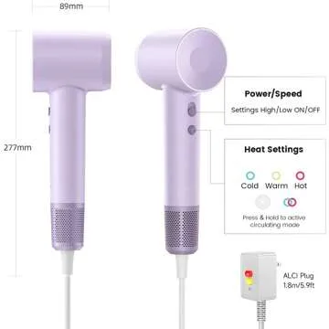 Laifen Hair Dryer Swift SE - 1400W Fast & Quiet