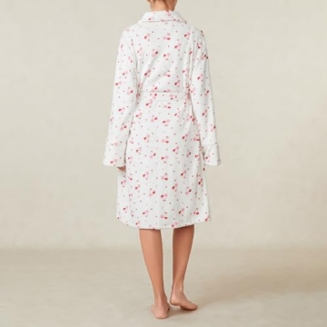 Cozy Cherry Print Kimono Robe for Women - IMISSILLEB