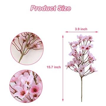 Silk Cherry Blossom Decor Set for Home and Events