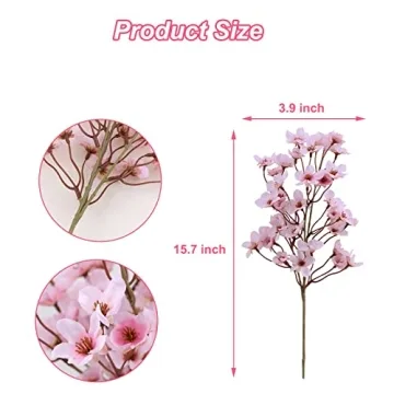 Silk Cherry Blossom Decor Set for Home and Events