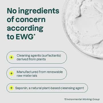 ATTITUDE Fruit and Vegetable Wash, Removes Dirt and Impurities, Plant- and Mineral-Based Formula, Vegan and Cruelty-free, Unscented, Bulk Refill, 67.6 Fl Oz