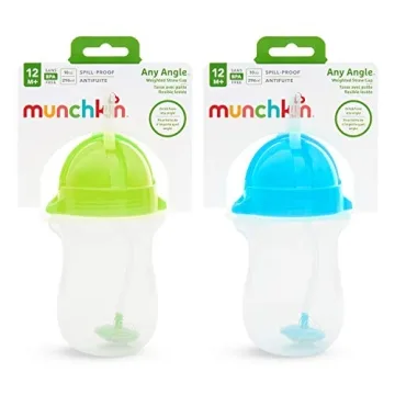 Munchkin Sippy Cup - Ideal Weighted Straw for Toddlers