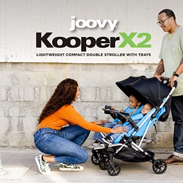 Joovy Kooper X2 Double Stroller for Easy Travel