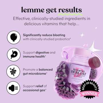 Lemme Debloat and Burn - Metabolism, Bloat Support, Gut Health & Weight Management with Clinically S...