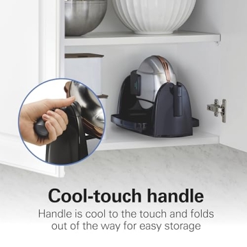 Hamilton Beach Belgian Waffle Maker - Easy Flip & Removable Plates