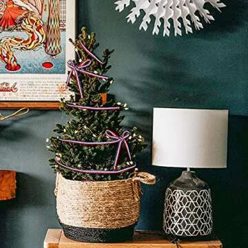 Red White Blue Striped Grosgrain Ribbon Use for Memorial Day Gift Wrapping, Party Decoration, DIY Crafting and Sewing (3/8 Inch x 50 Yard, Red, White, Blue)