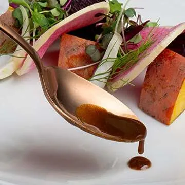 Mercer Culinary 18-8 Stainless Steel Slotted Spoon Rose Gold