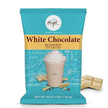 Angel Specialty Products - White Chocolate Blended Ice Coffee Mix - 3 lb - 34 Servings