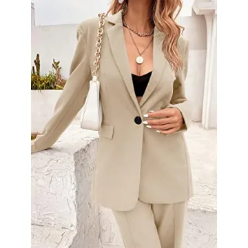 Febriajuce Oversized Blazer for Work & Casual Style