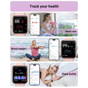 Smart Watch for Women with Alexa & Fitness Tracker