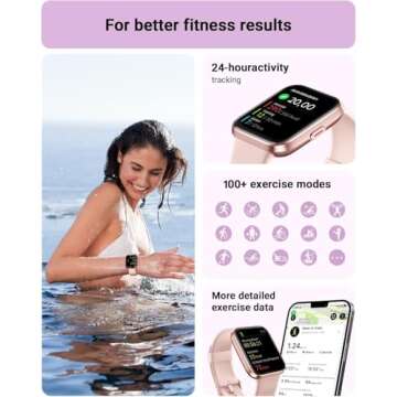 Smart Watch for Women with Alexa & Fitness Tracker