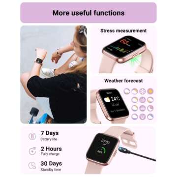 Smart Watch for Women with Alexa & Fitness Tracker
