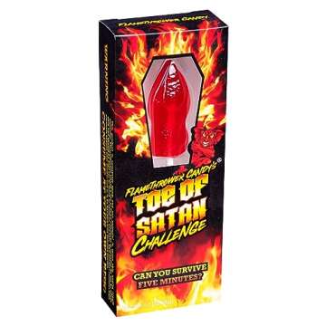 Flamethrower Candy Co Toe of Satan Lollipop - Ultimate Spicy Challenge