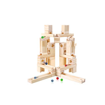 Wooden Marble Run Toys for Creative Kids Fun
