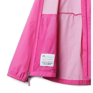 Columbia Girls Switchback II Waterproof Jacket in Pink Ice