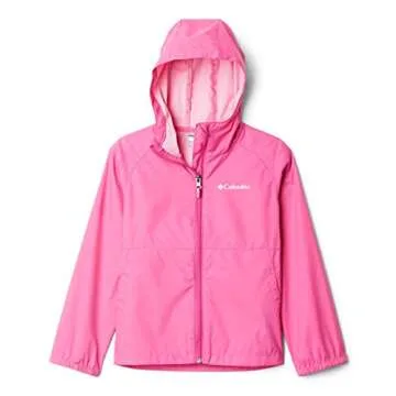 Columbia Girls Switchback II Waterproof Jacket in Pink Ice