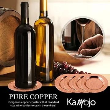 Handcrafted Kamojo Copper Coasters for Every Occasion