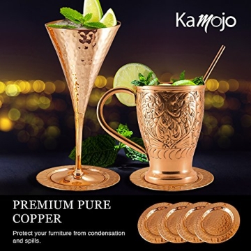 Handcrafted Kamojo Copper Coasters for Every Occasion