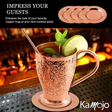 Handcrafted Kamojo Copper Coasters for Every Occasion