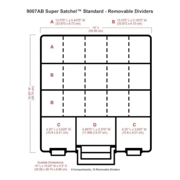 ArtBin Super Satchel with Removable Dividers for Crafting