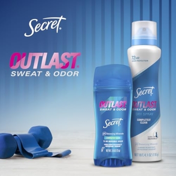 Secret Outlast Deodorant: 72 Hour Protection, Travel Size