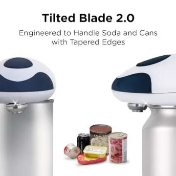 Kitchen Mama 2.0 Electric Can Opener - Hands-Free & Safe