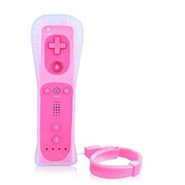Lyyes Remote Controller for Wii & Wii U - Pink Edition