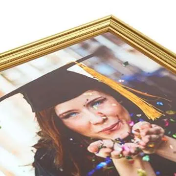 ArtToFrames 20x35 Gold Foil Wood Picture Frame