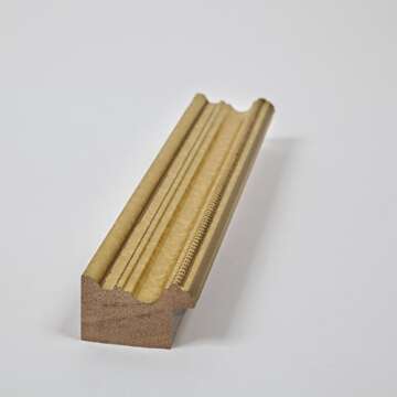 ArtToFrames 20x35 Gold Foil Wood Picture Frame