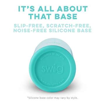 Swig Life Skinny Can Cooler, 12oz Insulated Slim Can Holder, Stainless Steel Cooler, Covers for Tall Beer Bottles, Beach Accessories for Women (Party Animal)