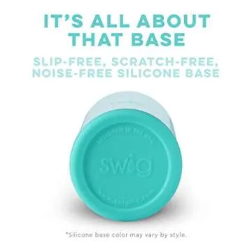 Swig Life Skinny Can Cooler, 12oz Insulated Slim Can Holder, Stainless Steel Cooler, Covers for Tall Beer Bottles, Beach Accessories for Women (Party Animal)