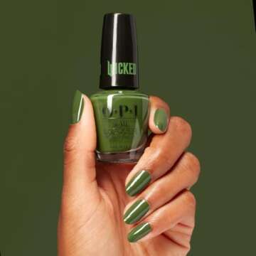 OPI Nail Lacquer, Green Nail Polish, Up to 7 Days of Wear, Chip Resistant & Fast Drying, x Wicked Limited Edition Collection, Witch O'Clock, 0.5 fl oz