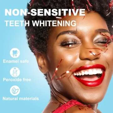 Keidoc Teeth Whitening Strips - 14 Treatments Enamel-Safe Natural Coconut White Strips for Teeth Whitening, Non-Sensitive, Mint, 28 Strips Dry Strip Technology
