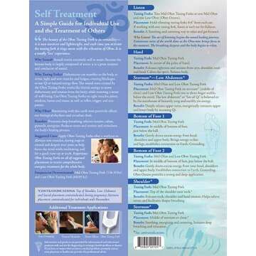 Sound Healing Chart - a Tuning Fork Primer