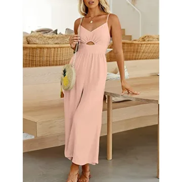 ANRABESS Women's Summer Casual Jumpsuit for Stylish Look