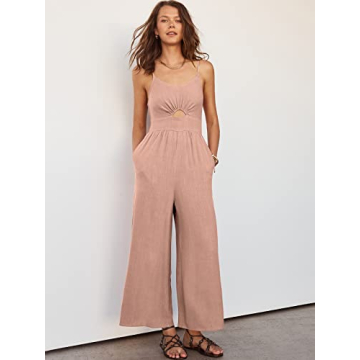 ANRABESS Women's Summer Casual Jumpsuit for Stylish Look