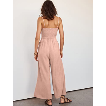 ANRABESS Women's Summer Casual Jumpsuit for Stylish Look
