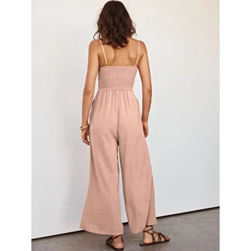 ANRABESS Women's Summer Casual Jumpsuit for Stylish Look