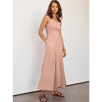 ANRABESS Women's Summer Casual Jumpsuit for Stylish Look