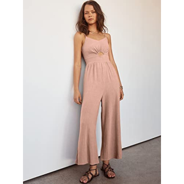 ANRABESS Women's Summer Casual Jumpsuit for Stylish Look