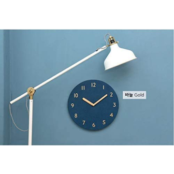Elegant Silent Clock - thehaki Lightweight Wall Timepiece