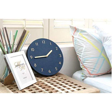 Elegant Silent Clock - thehaki Lightweight Wall Timepiece