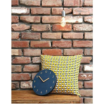 Elegant Silent Clock - thehaki Lightweight Wall Timepiece