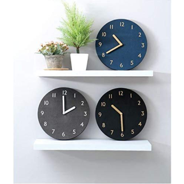 Elegant Silent Clock - thehaki Lightweight Wall Timepiece