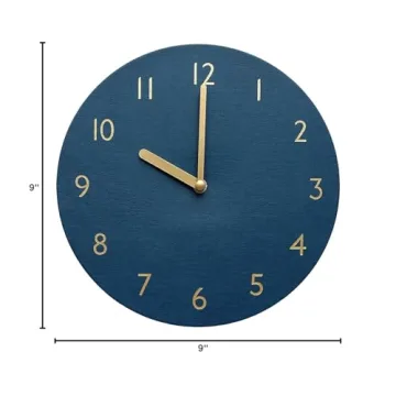 Elegant Silent Clock - thehaki Lightweight Wall Timepiece