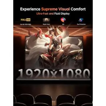 2025 Gaming Laptop with AMD Ryzen 7 and Backlit Keyboard