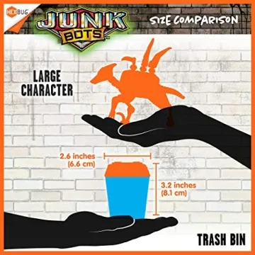 HEXBUG JUNKBOTS Trash Bin Assortment Fun for All Kids