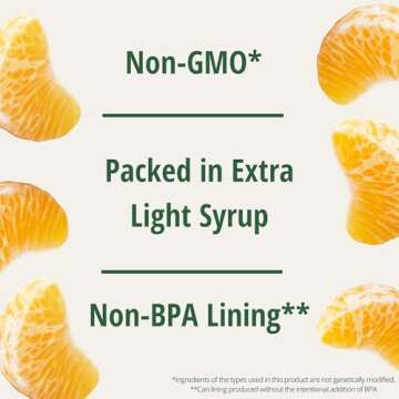 Del Monte No Sugar Added Mandarin Oranges, 15 oz Can, Canned Fruit