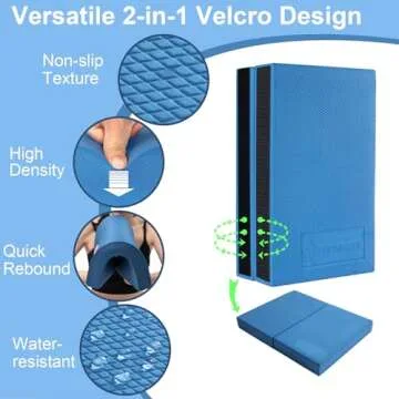 StrongTek 2-in-1 Non-Slip Balance Pad for All Workouts